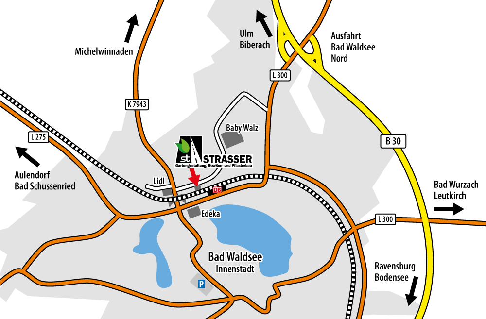 strasser anfahrt bad waldsee
